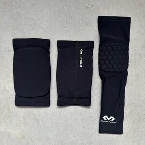 McDavid USA Hex Compression Arm Sleeve Knee Pads Black Size (S) Small